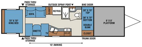 Toy Hauler Trailer Floor Plans - floorplans.click