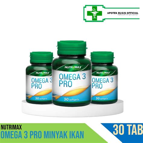 Jual Nutrimax Omega 3 Pro Minyak Ikan Fish Oil Hipertensi Kolesterol