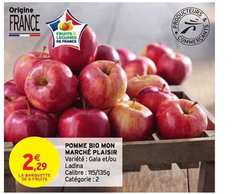 Promo Pomme Bio Mon Marché Plaisir chez Intermarché iCatalogue fr