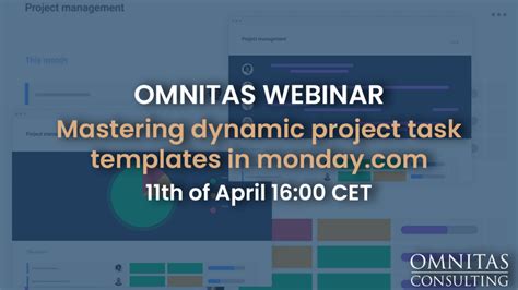 Mastering Dynamic Project Task Templates In Omnitas Consulting