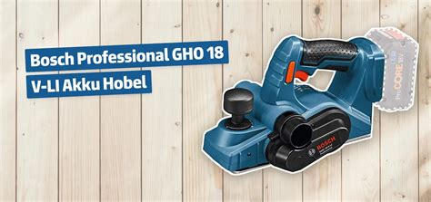 Bosch Professional Gho V Li Akku Hobel Test Testbericht