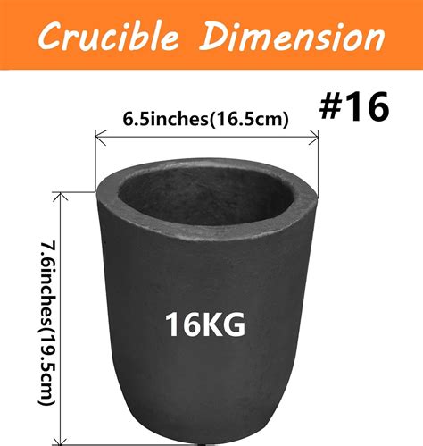 Crisol De Grafito De Arcilla De Lbs Kg Para Fundici N De Metal