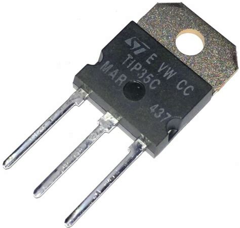 7pcs ST Microelectronics Transistor TIP35C NPN 100V 25A 3MHz 125W TO