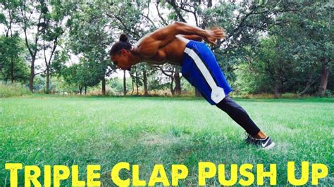 How To Do Triple Clap Push Ups Tutorial Youtube