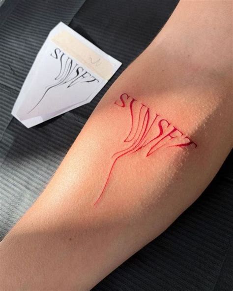 Red Ink Tattoo Ideas That Might Have You Booking A Patch Test