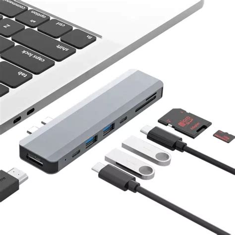 Adaptador Hub Usb C Em Para Macbook Pro Air Hdmi K Hz