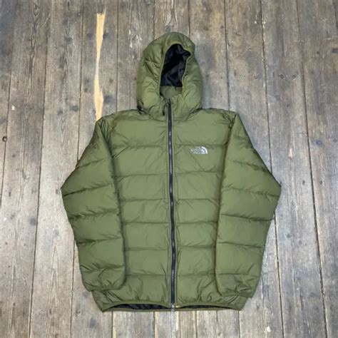 The North Face Puffer Jacket Down Feather Summit Series Coat Green