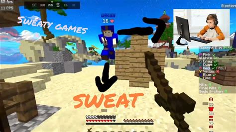 Sweaty Bedwars In Blocksmc Youtube