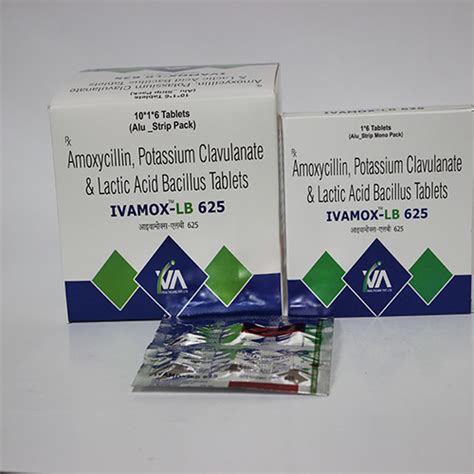 IVAMOX LB 625 Tablets Iva Healthcare Pvt Ltd