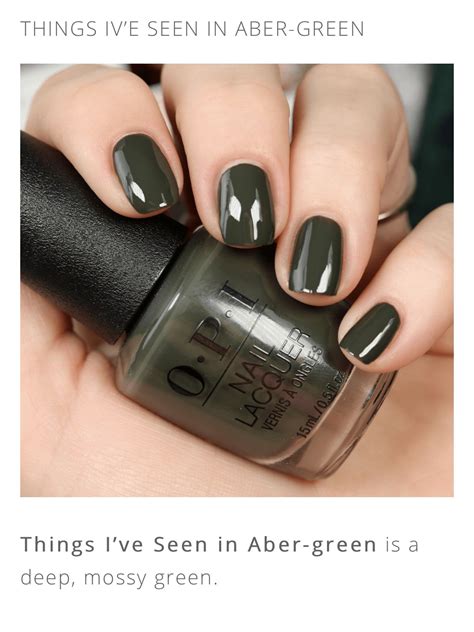 Opi Nail Polish Colors Green Nail Polish Fall Nail Colors Summer