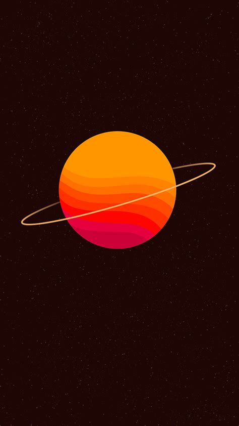 4k Free Download Minimalistic Vectors Saturn Amoled Bezel Cosmic