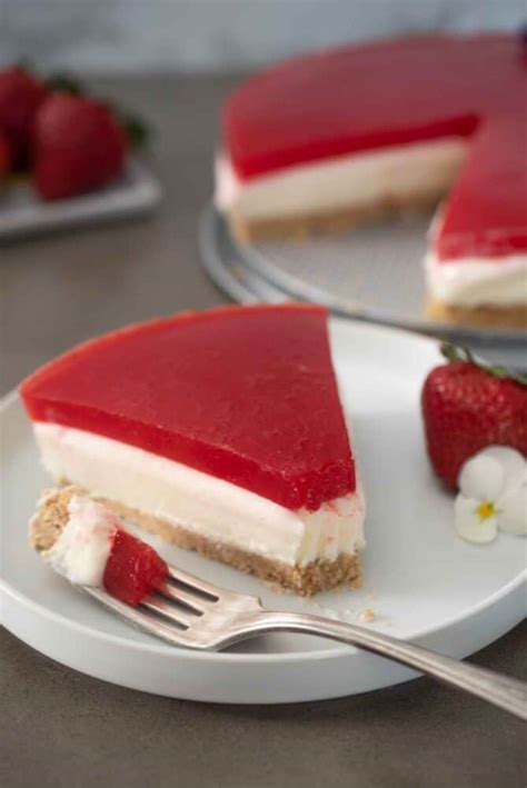 Nepečený Jahodový Cheesecake So Smotanovým Syrom Receptia Sk