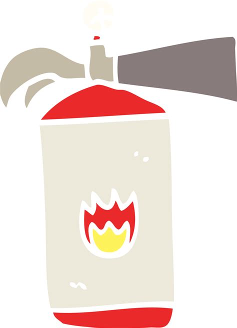 Flat Color Illustration Cartoon Fire Extinguisher 43396295 Png