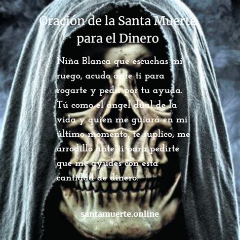 Lista 94 Foto Oracion De La Santa Muerte Para El Dinero Mirada Tensa