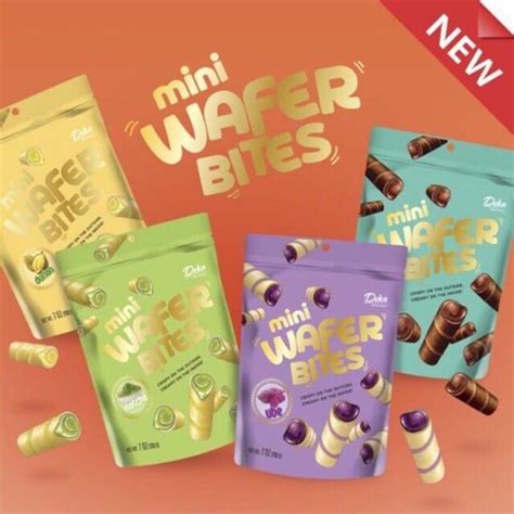 Deka Mini Wafer Bites Wafer Roll G Choco Choco Ube Matcha Durian