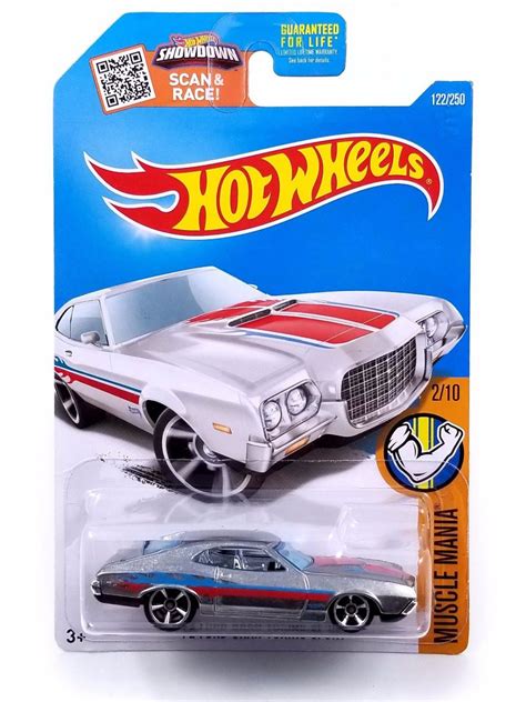 Hot Wheels 72 Ford Gran Torino Sport 2016 122 250 Muscle Mania