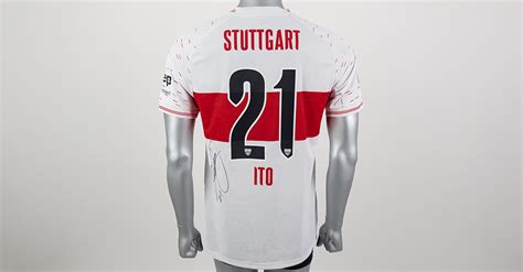 Getragenes Vfb Trikot Von Hiroki Ito