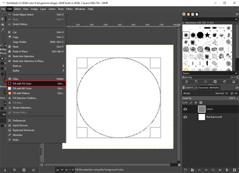 How To Make Shapes In Gimp