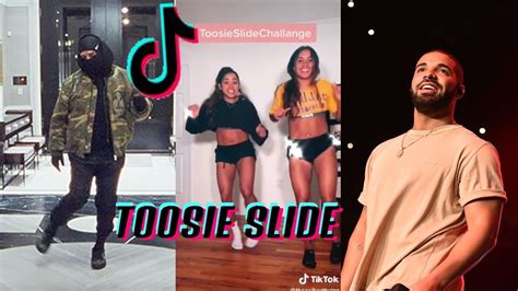 Best Drake Toosie Slide Tiktok Dance Challenge Compilation Youtube