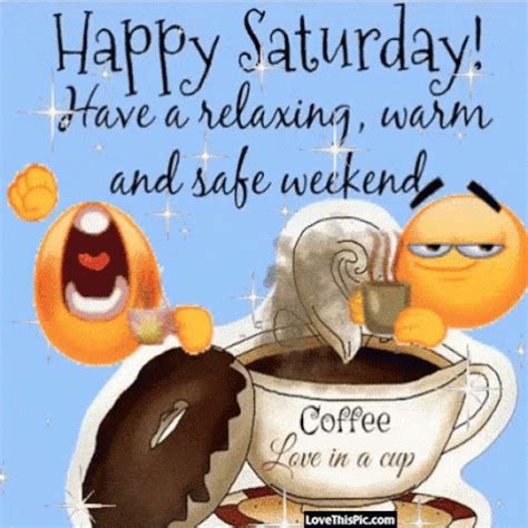 Coffee Happy Saturday GIF - Coffee Happy Saturday Good Morning - Discover & Share GIFs Saturday ...