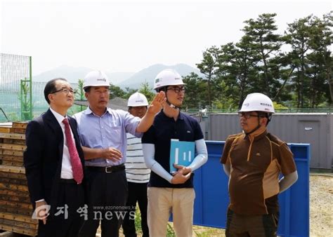 이석화 군수 국민체육센터수영장 건립현장 안전 점검 E지역news