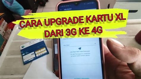 CARA UPGRADE KARTU XL 3G KE 4G VIA SIDOMPUL YouTube