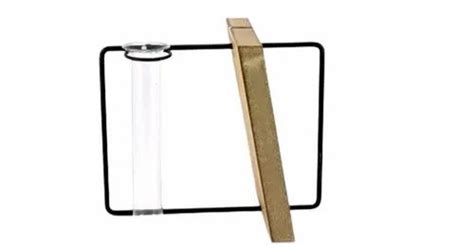 Black Natural Wood Bark Glass Tube Terrarium Metal Stand Size 18x10x6cm At Rs 589 Piece In