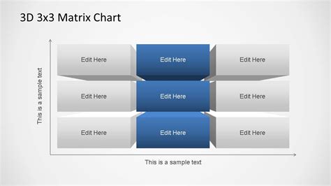 3d Matrix Charts Powerpoint Template And Presentation Slides