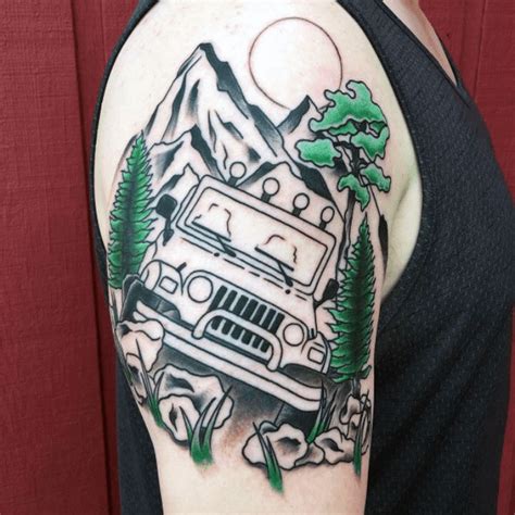 Best 30 Jeep Tattoo Ideas That Make Amazing Ink In Your Body | by Merry Jeepmas | merryjeepmas ...