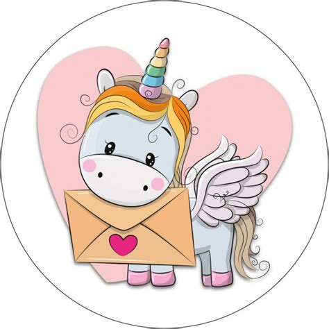 Oblea Comestible Unicornio Carta Modecor