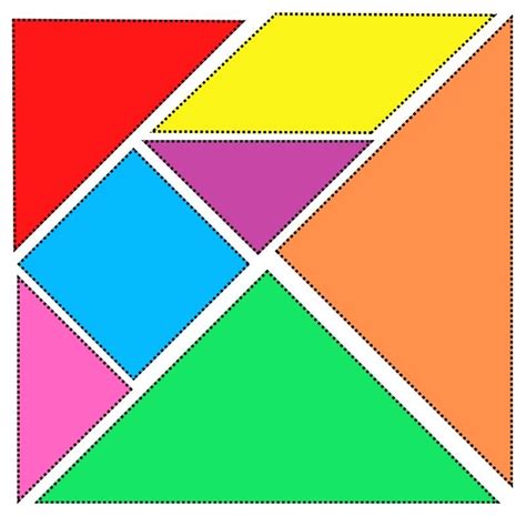 Tangram Para Imprimir Imagens E Figuras Criativas Artesanato Passo A Passo