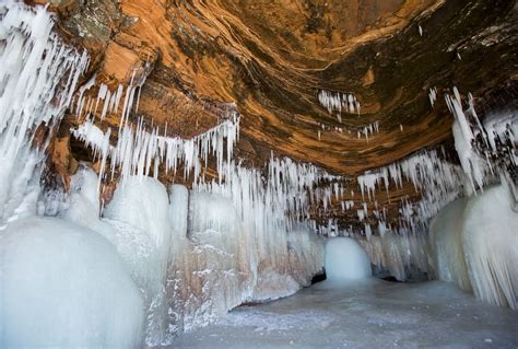 Photos Inside The Majestic Lake Superior Ice Caves Mpr News