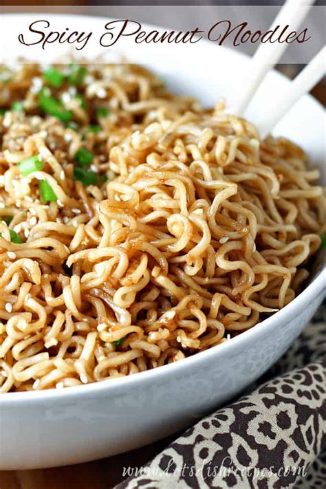 Spicy Thai Peanut Noodles Lets Dish Recipes