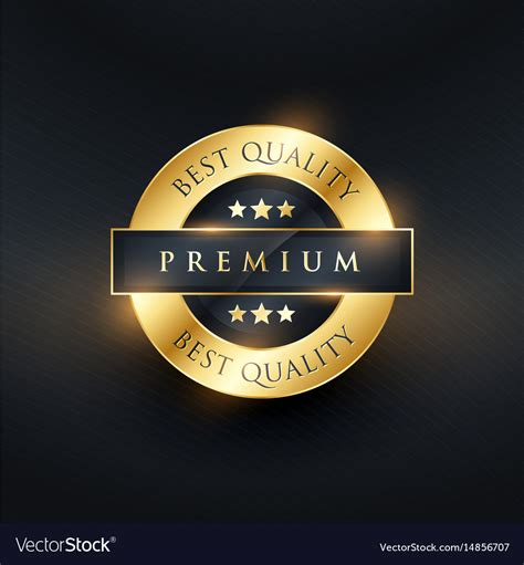 Best Quality Premium Label Design Royalty Free Vector Image