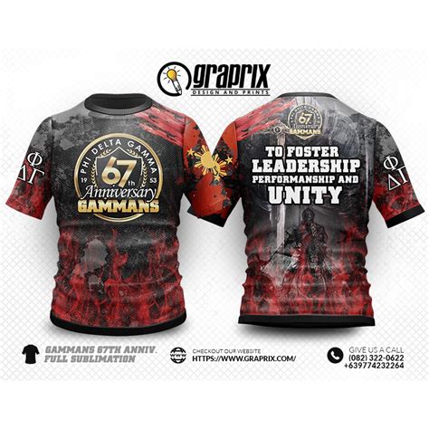 67th Anniversary Gammans Non Customize Full Sublimation T Shirts