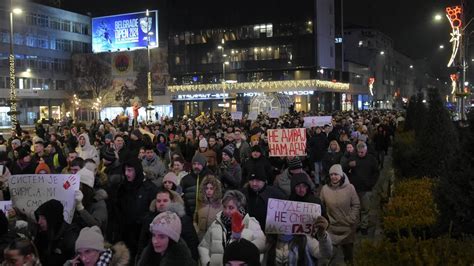 Studenti na protestu u Nišu poručili Ovo je sada biti ili ne biti za