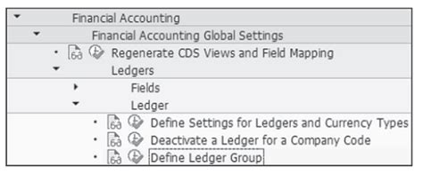 Cómo definir grupos en el libro mayor en SAP S 4HANA Finance