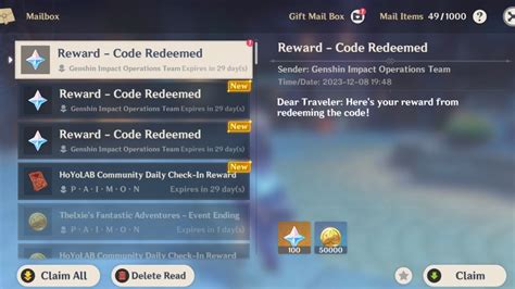 New Redeem Codes December Livestream Patch Total