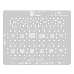 Amaoe 0 12mm IC Integrated BGA Reballing Stencil Platform Set For