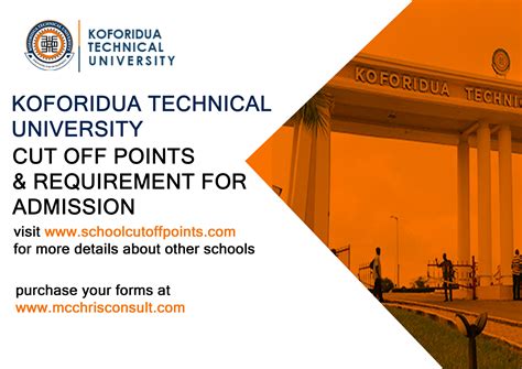 KOFORIDUA TECHNICAL UNIVERSITY COURSES CUT OFF POINTS AND REQUIREMENTS ...