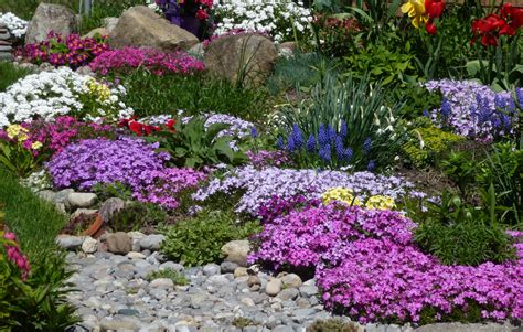 Blumenbeet Mit Steinen Sch Ne Dekorationsideen