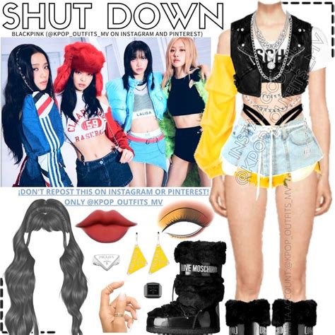 Blackpink Shut Down Teaser Inspired Outfit Kpop Outfits Mv On