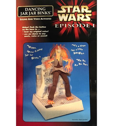 Star Wars Sound Activated Dancing Jar Jar Binks Visiontoys