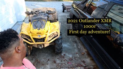 2021 Can Am Outlander Xmr 1000r First Day Riding Youtube