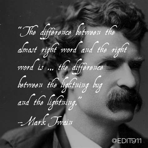 Mark Twain quote. #writingquotes #authorquotes #writing #quotes #famousauthors Credit: Edit911 ...