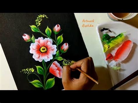 Acrylic Flower Paintings For Beginners