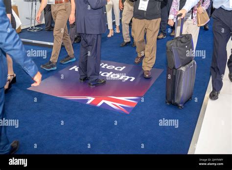 United Kingdom Area In The Halls At Farnborough International Airshow