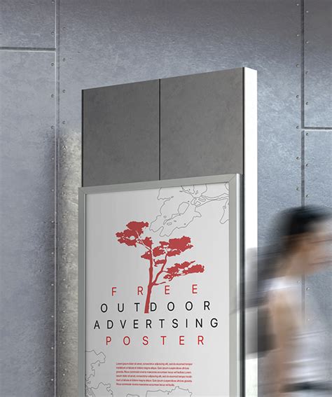 Free Outdoor Advertising Poster Mockup on Behance