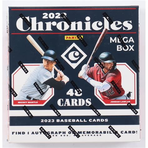 2023 Panini Chronicles Baseball Mega Box With 6 Packs Pristine Auction