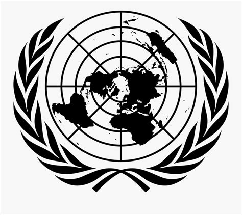 United Nations Logo Black And White , Free Transparent Clipart - ClipartKey